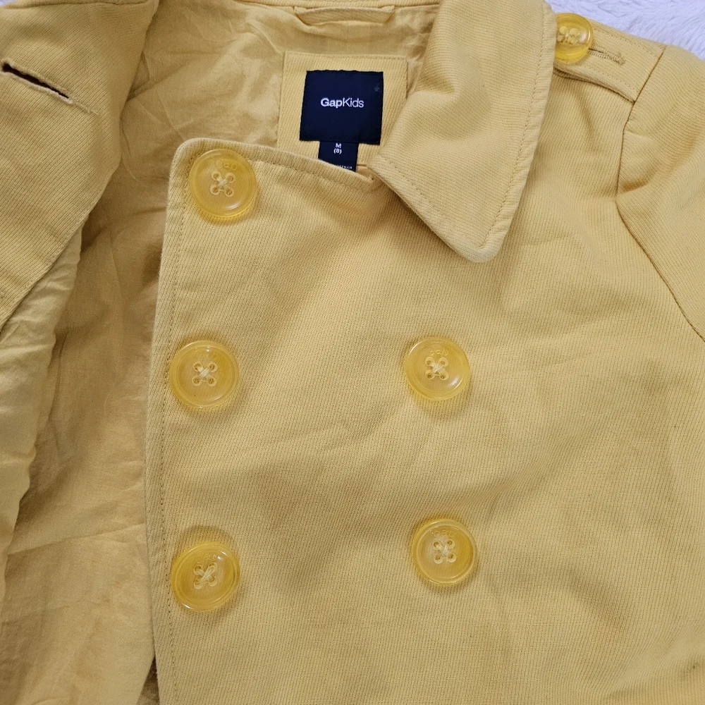 Gap kids medium size 8 citron crop jacket sunnyside